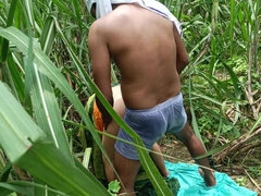 Amatőr, Pár, Indiai, Szabadban