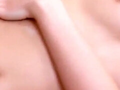 18 ans, Amateur, Femelle, Masturbation, Chaussettes, Solo, Adolescente, Nénés
