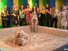 Jeans vs. Latex Mud Battle