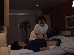 Amateur, Asiatique, Sucer une bite, Couple, Tir de sperme, Doigter, Massage