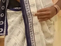 Desi Hotwife Drapes Sexy Saree After Ex-lover Play Cuck Hubby Watches! Hotwifeplayx