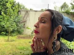 Hot Brunette Chick Fucked Hard Outdoor by Stranger - Valentina Sierra HD 1080p