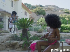 Black Milfs Enjoying Some Black Love and Facial