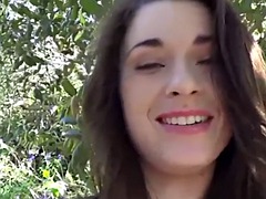 Amador amadora, Morena, Masturbação, Lambendo, Ao ar livre cartaz de rua outdoor, Calcinha, Adolescente, Tetas