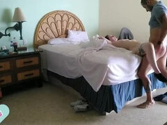 Amateur Teen Cheats With Room Service Waiter Creampie Missionary Orgasm