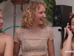 German Amateur Truth or Dare 3 - Horny Friends Suck & Fuck in Hot Group Sex (Part 2)