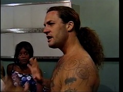 Interracial orgy with three studs fucking with three hot ebony sluts