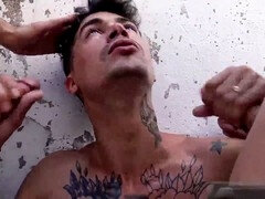Wild gay encounters featuring Latino and straight guys