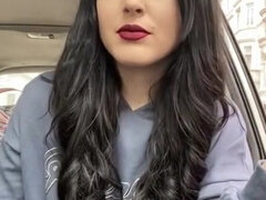 Brittisk, Brunett, Fetisch, Hd, Offentlig, Slampa, Röker