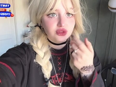 18, Sød, Fetish, Goth, Pov, Fisse, Solo, Sprøjter
