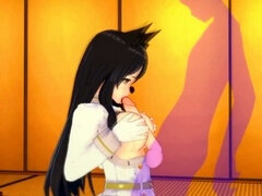 Atago submits to her commander's desires in steamy 3D sex game comic