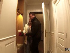 Blondin, Knubbig, Par, Hanrej, Tjeckisk, Milf, Pengar, Fru