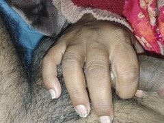 18, 叔母, 口内発射, イく瞬間, インド人, コキ, 剃毛