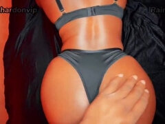 Black Babe Blowjob with James Hardon