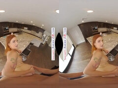 Curvy redhead PAWG with big ass & monster tits - POV VR hardcore