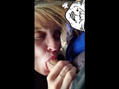 자동차, 바람핀, 크림파이, 야외의, 공개적인, 잡년, 젖가슴, 매춘부