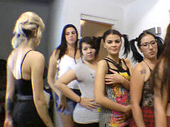 brazilian gang of lezzy Girls Deep KIssing