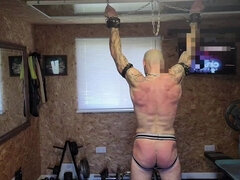 緊縛, イギリス人, フェティッシュ, フィストファック, ゲイ, レザー, ラフ, 奴隷