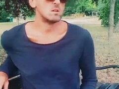 Amateur, Verga grande, Corridas, Al aire libre, Público, Solo, Camara web