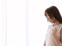 Winsome Anri Hoshizaki featuring hot sex action ending with cumshot