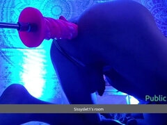 Amatoriale, Anale, Macchina per fottere, Masturbazione, Solo, Calze