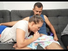Leie, Aus dem arsch in den mund, Grosser arsch, Blasen, Sperma im mund, Milf, Mutti, Flotter dreier