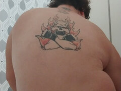 Amerikanisch, Bad, Fett, Selbstgemacht, Solo, Tätowierung