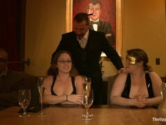 Anale, Bondage sadomaso, Umiliazione, Pubblico, Punizione, Grezzo, Schiavo, Schizzi