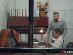 큰 가슴, 가슴이 큰, 하드코어, Hd, 현실, 빨간 머리, 비서, 젖가슴