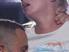 Anal, Loiroa, Ônibus, Jato de porra, Interracial