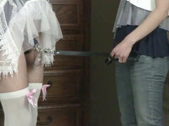 Bdsm, Dominerende kvinne, Hushjelp, Avstraffelse, Dasking