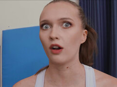 Babe, Brunette, Par, Sperm skott, Kyssing, Naturlige bryster, Petite, Barbert