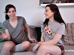 Ersties: Cute Lesbian Couple Take Turns Eating Pussy