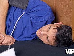 Watch Shane Colby & Denis in hot nurse uniform fuck patient during an emergency call