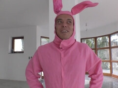 Easter Bunny Takes Her Anal Sex Virginity