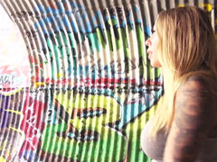 Emo, Fet, Hd, Utomhus, Pov, Offentlig, Grov, Rakad