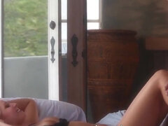 blonde teen vanessa cage and her bf make love - babes