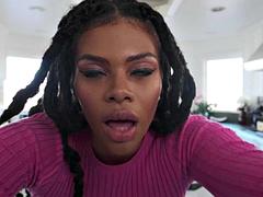 Lory Hayes - MILF Fucks Slob Stepson: Blowjob, Doggy  Missonary Porn
