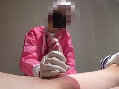 Asiatisch, Arzt, Frau frau mann, Handjob, Japanische massage, Mutti, Nackt, Uniform