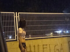 Crossdresser Caught Outdoors