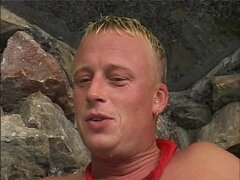 EU MILF Katerina Loves Piss Games In The Pool