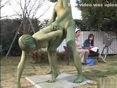 Asiatique, Japonaise, De plein air, Public