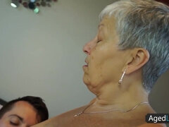 GRANNY SAVANA AND YOUNG BOY