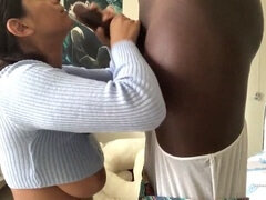 Grande cazzo, Nero, Pompino, Venire in bocca, Sega