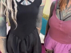 Amatéři, Velké kozy, Německé, Gotika, Piercing, Vyhublá, Tetování, Kozičky