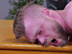 Analeaten sturdy bottom fingered and fisted by inked jock