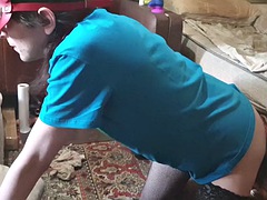 Leie, Crossdresser, Dildo, Hardcore, Reiten, Russisch, Solo, Spielzeuge