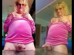 素人, デカパイ, イく瞬間, オナニー, 熟年, 一人