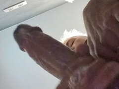 浴室, デカチン, イく瞬間, ヨーロピアン, オナニー