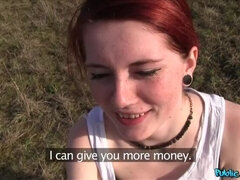 Cash Tempts Her to Fuck a Stranger